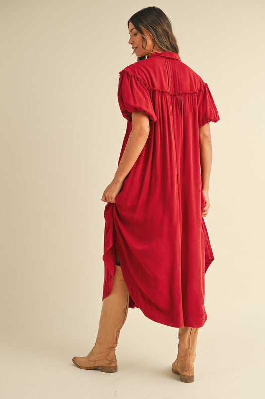 Harriet Dress - Red