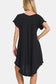 Zenana Fringe Dress with Pockets - Black