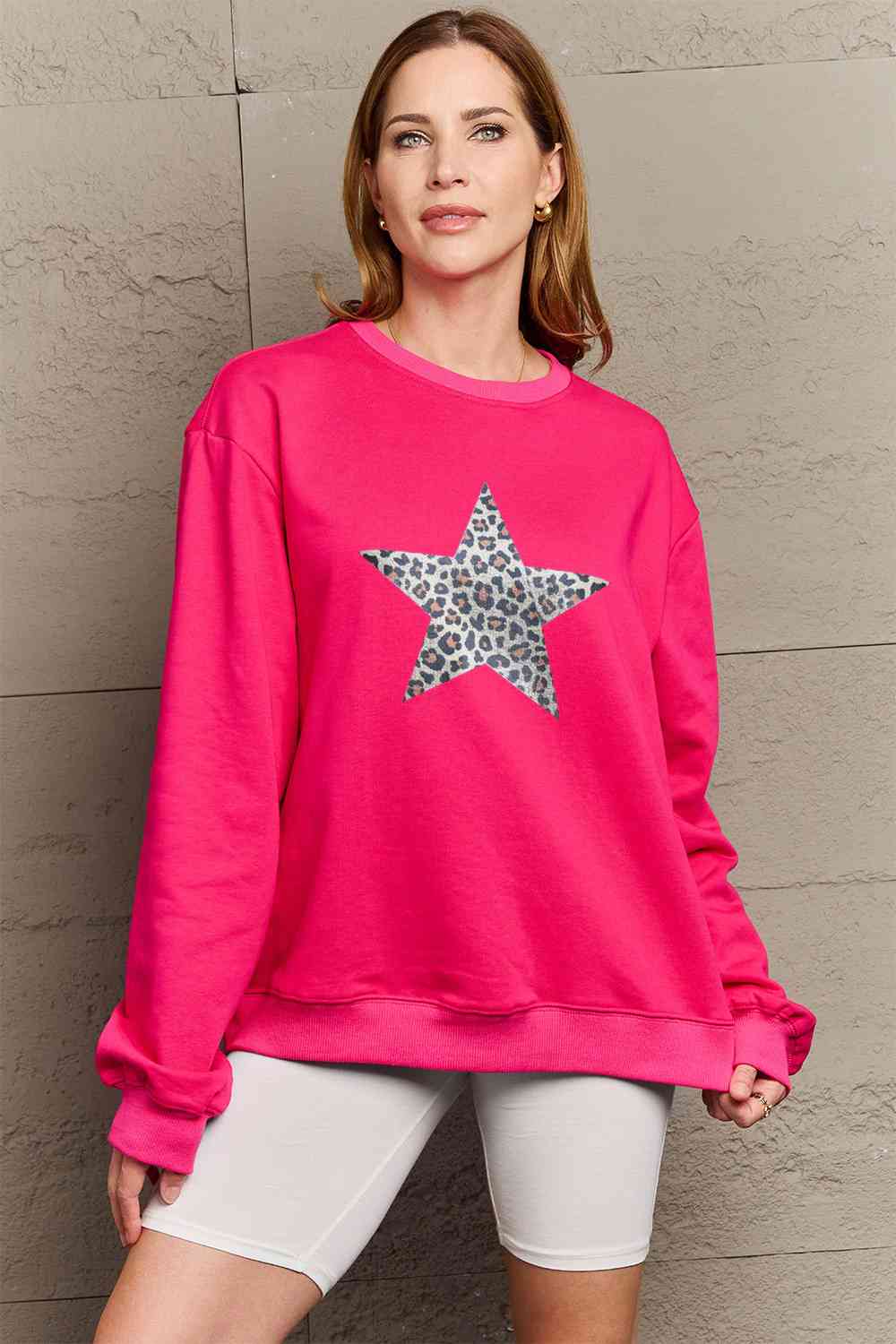 Leopard Star Sweatshirt