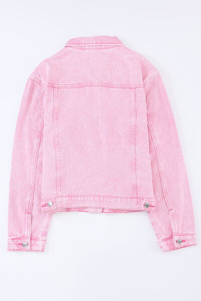 Petunia Pink Denim Jacket