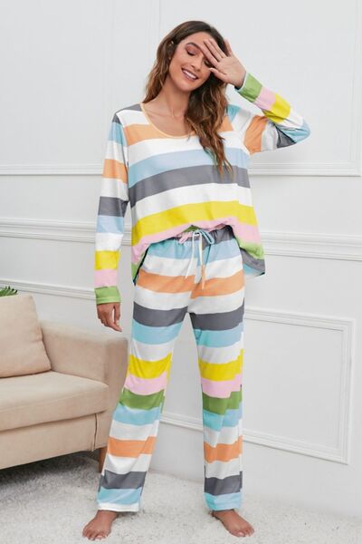 Happy Stripes Lounge Set