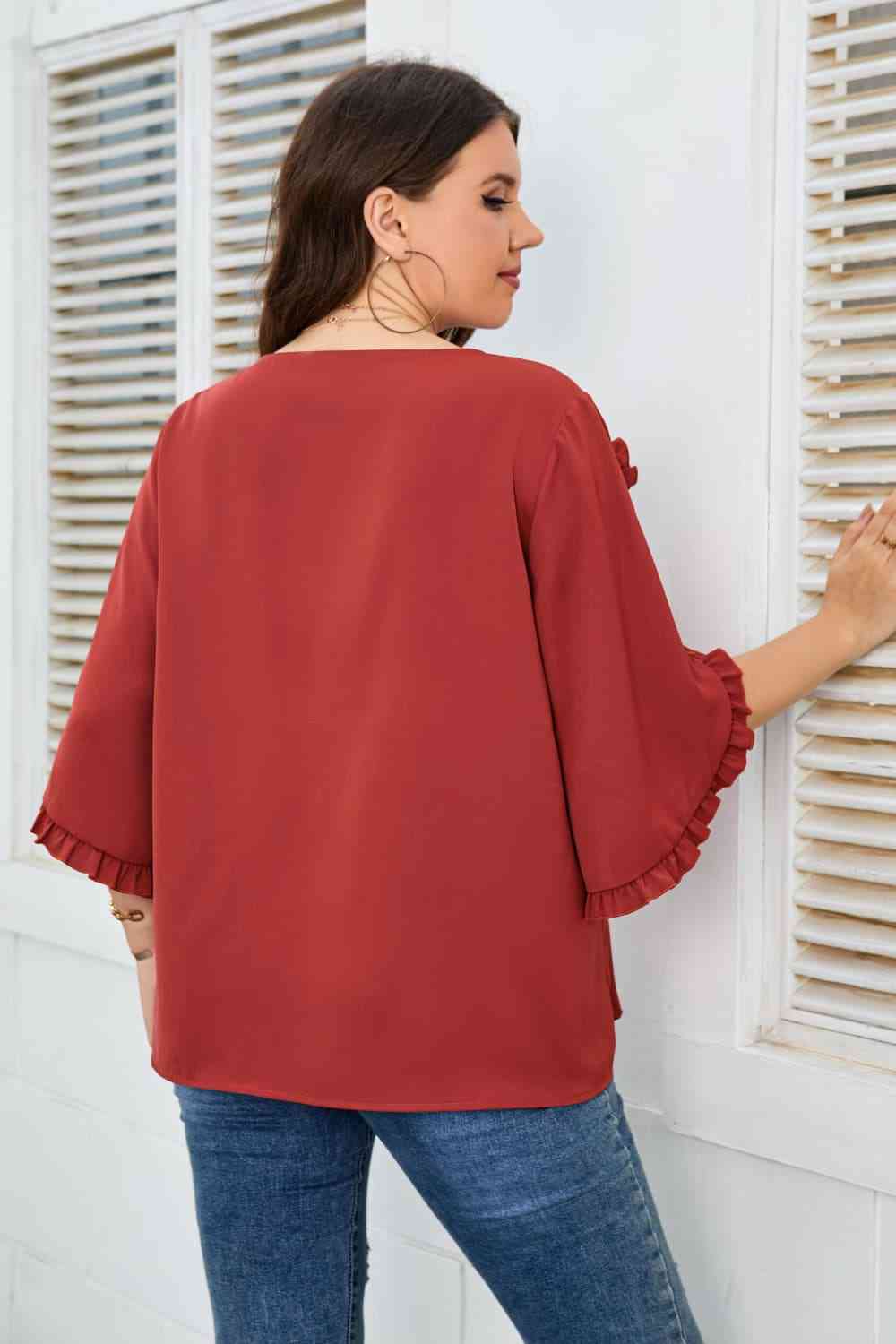 Relentless Red Blouse