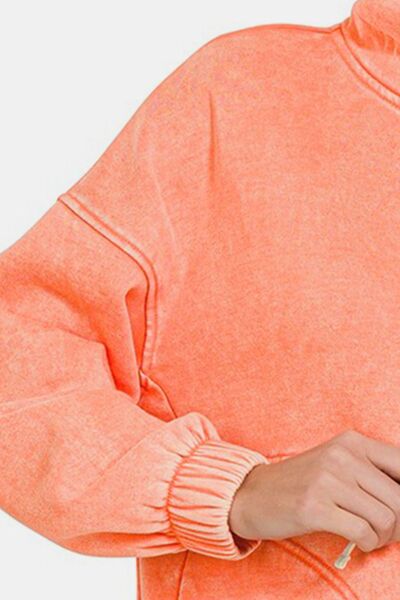 Zenana Coral Hoodie