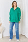 Zenana Half Snap Hoodie