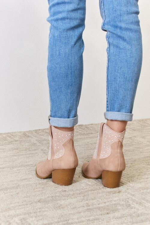 Woodcrest Rhinestone Booties