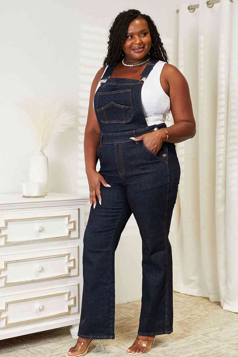 Judy Blue Dark Denim Overalls