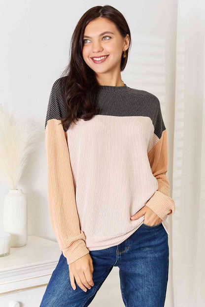 Midnight Chiffon Top