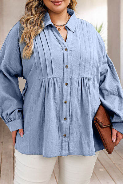 Plus Size Misty Blue Top