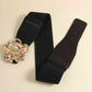 Flower Buckle Elastic Belt