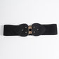 Leaf Me Alone Buckle Elastic Belt