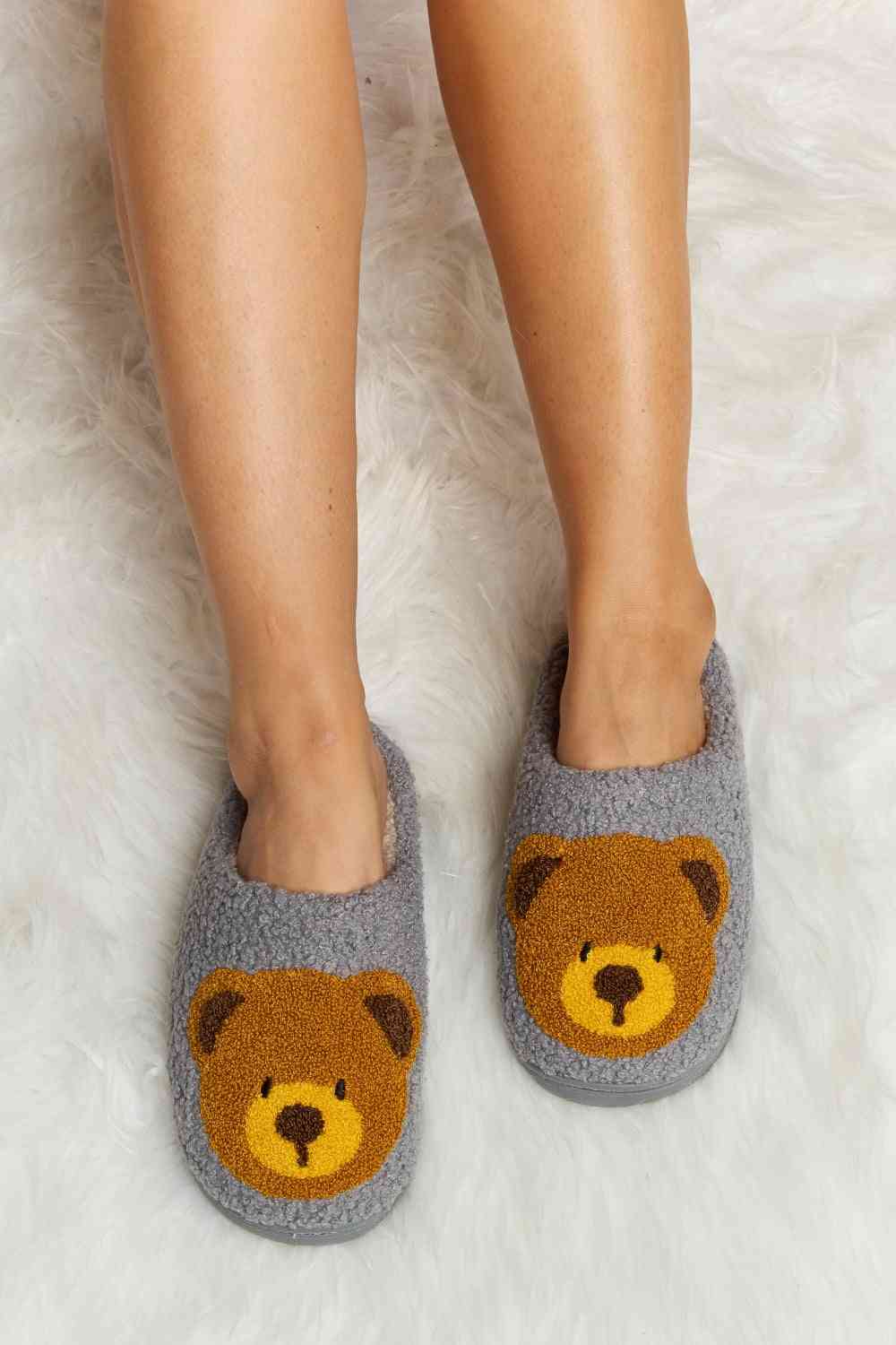 Melody Teddy Bear Slippers