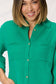 Zenana Textured Green Shirt