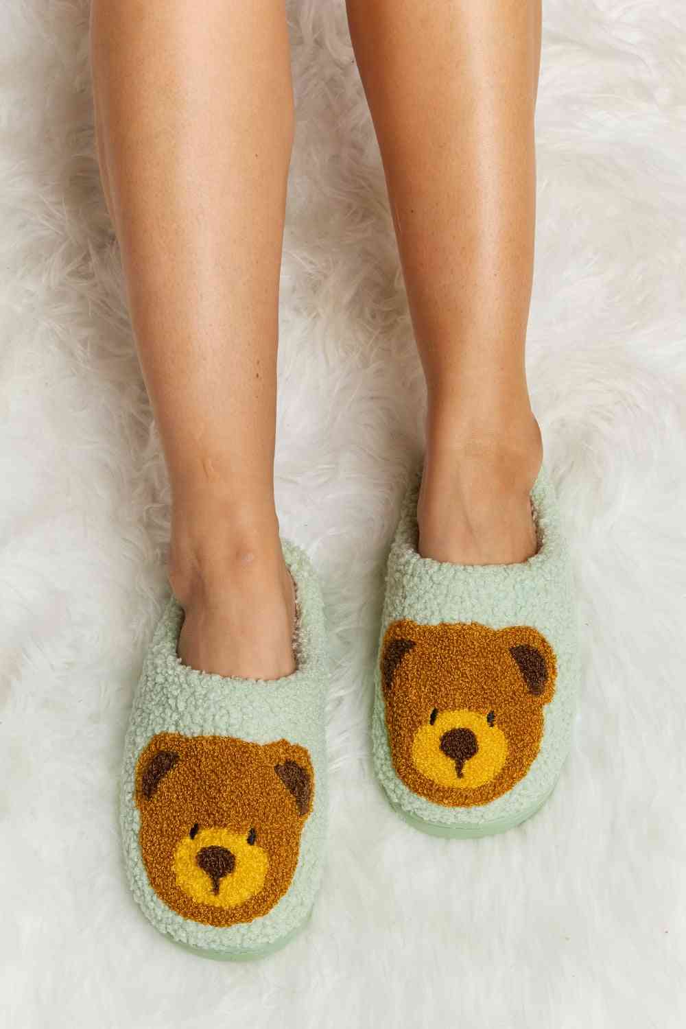 Melody Teddy Bear Slippers