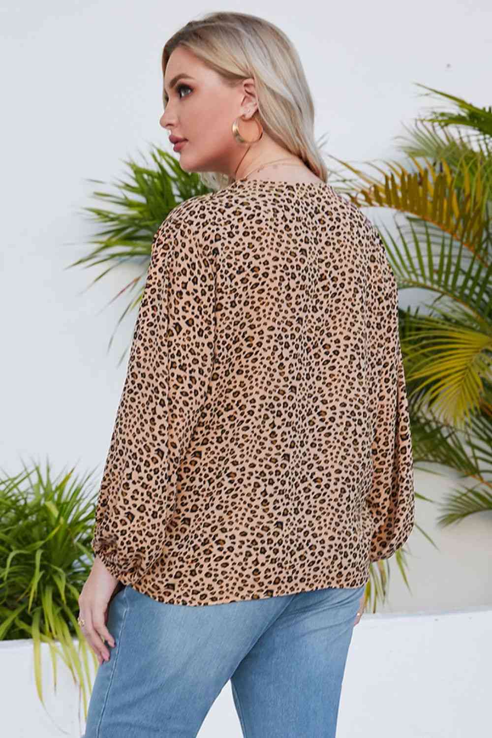 We Love Leopard Blouse