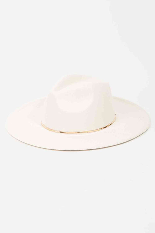 Fame Herringbone Chain Fedora