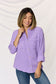 Zenana Textured Lavender Shirt