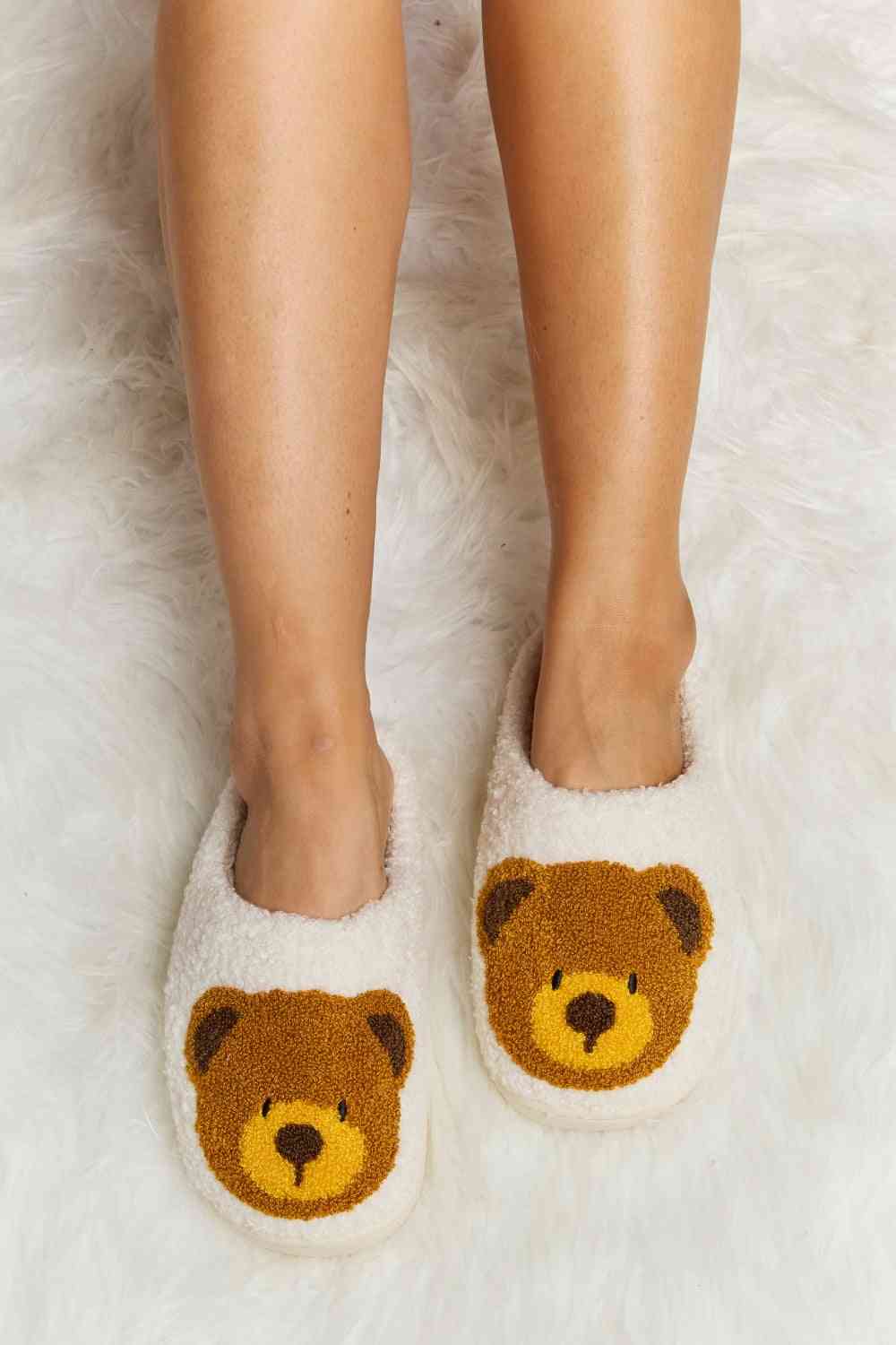 Melody Teddy Bear Slippers