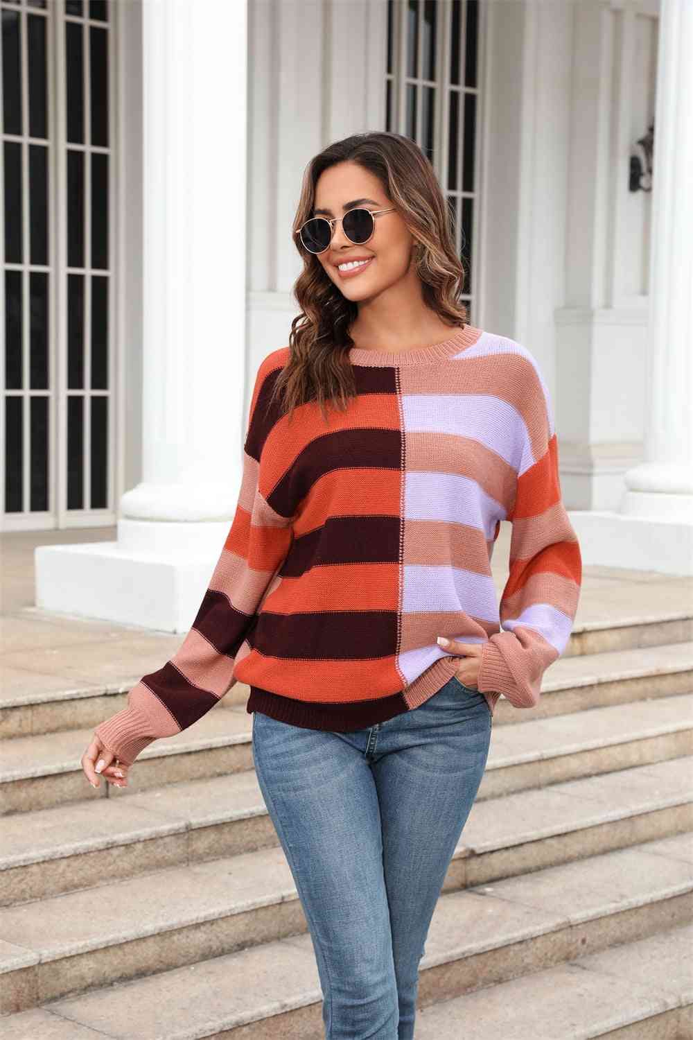 Oxford Stripes Sweater