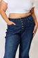 Judy Blue Button-Fly Straight Jeans