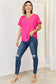 Zenana Pink V-Neck Tee