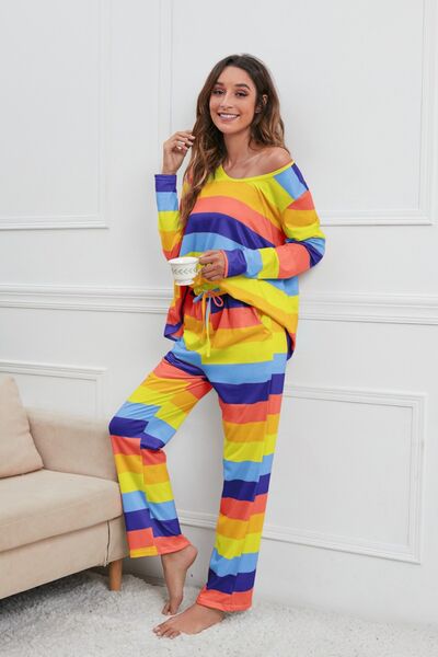 Happy Stripes Lounge Set