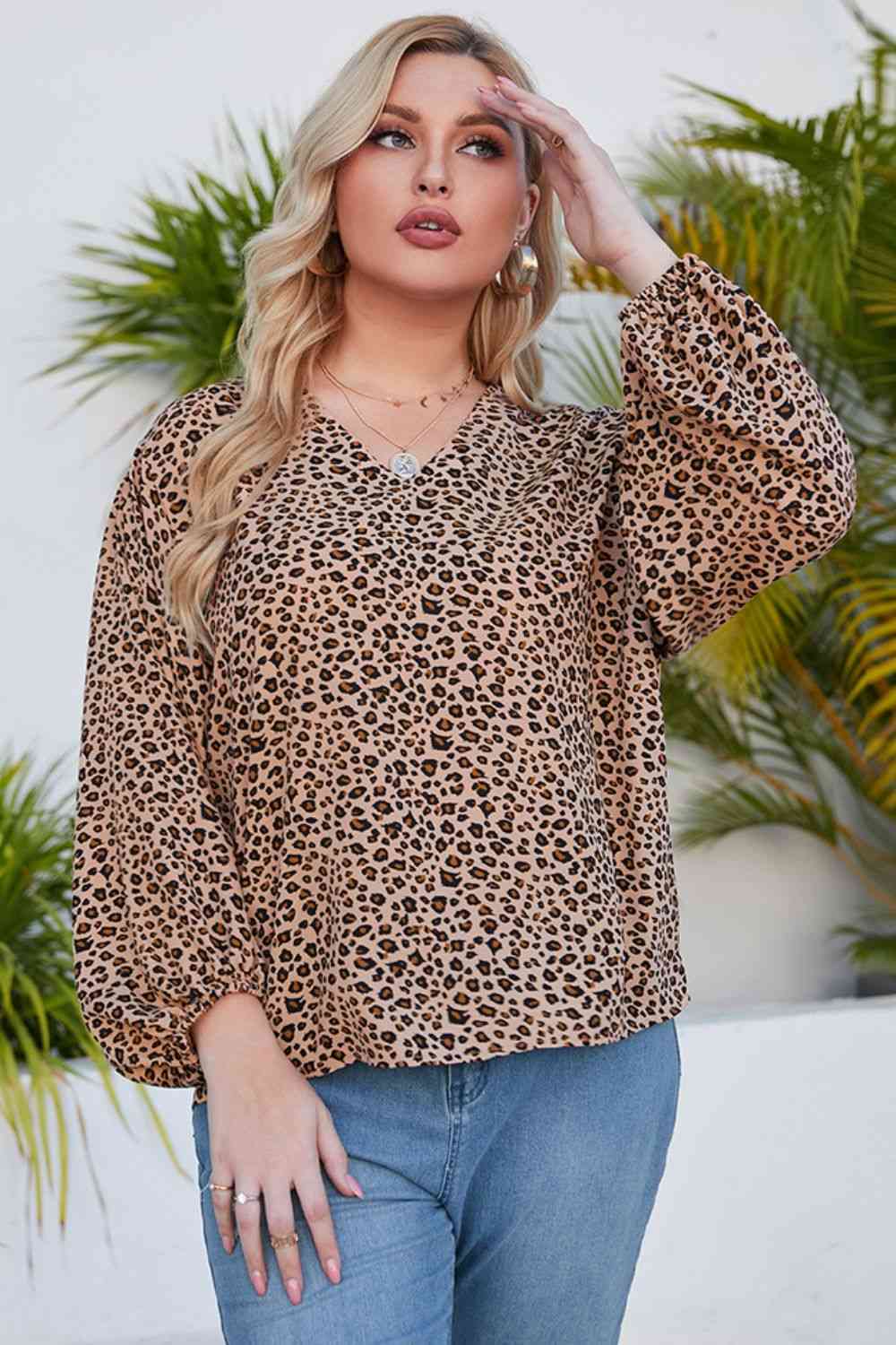 We Love Leopard Blouse