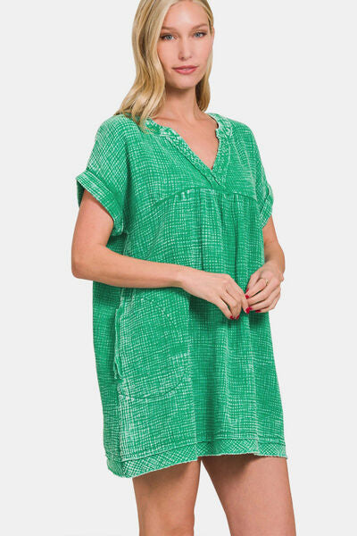 Zenana Kelly Green Dress