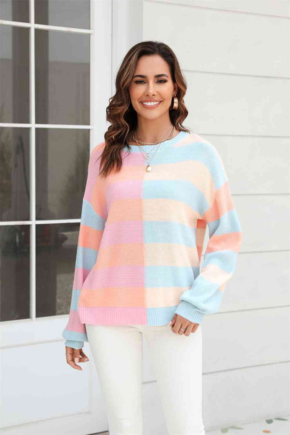 Oxford Stripes Sweater