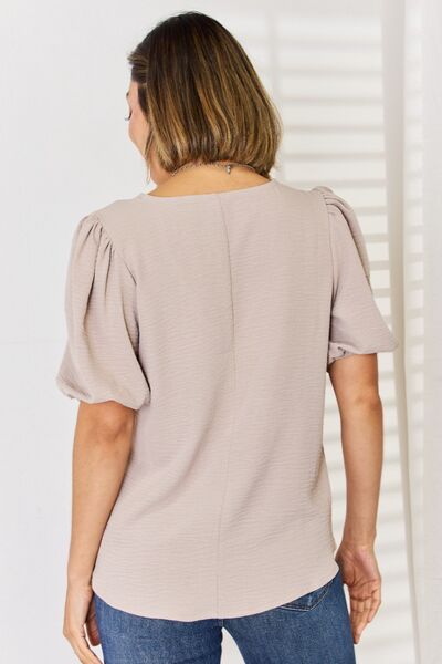 Zenana Light Mocha Top