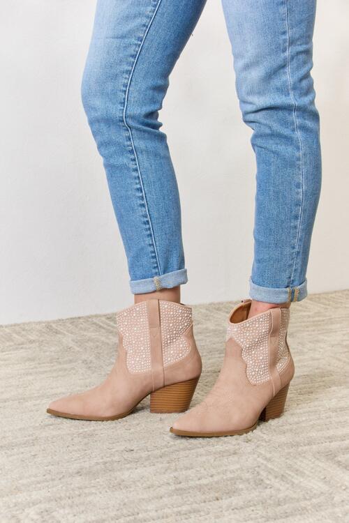 Woodcrest Rhinestone Booties