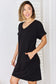 Zenana Short Sleeve V-Neck Dress