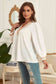 White Nights V-Neck Puff Sleeve Blouse