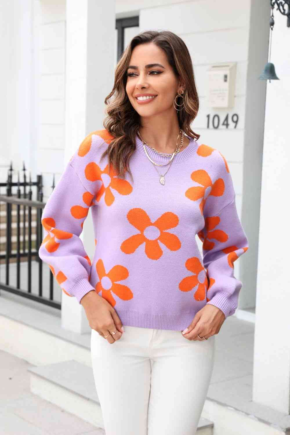 Harlan Floral Sweater