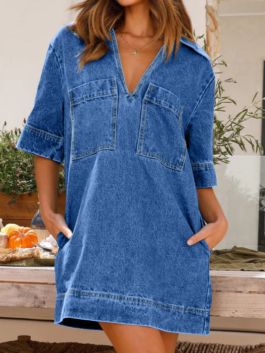 So Darling Denim Dress