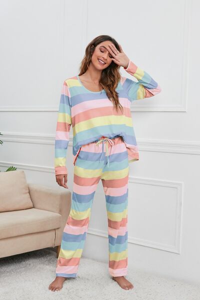 Happy Stripes Lounge Set