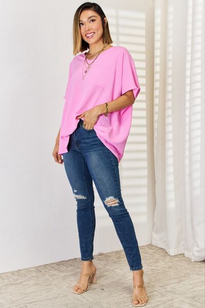 Zenana Candy Pink Top