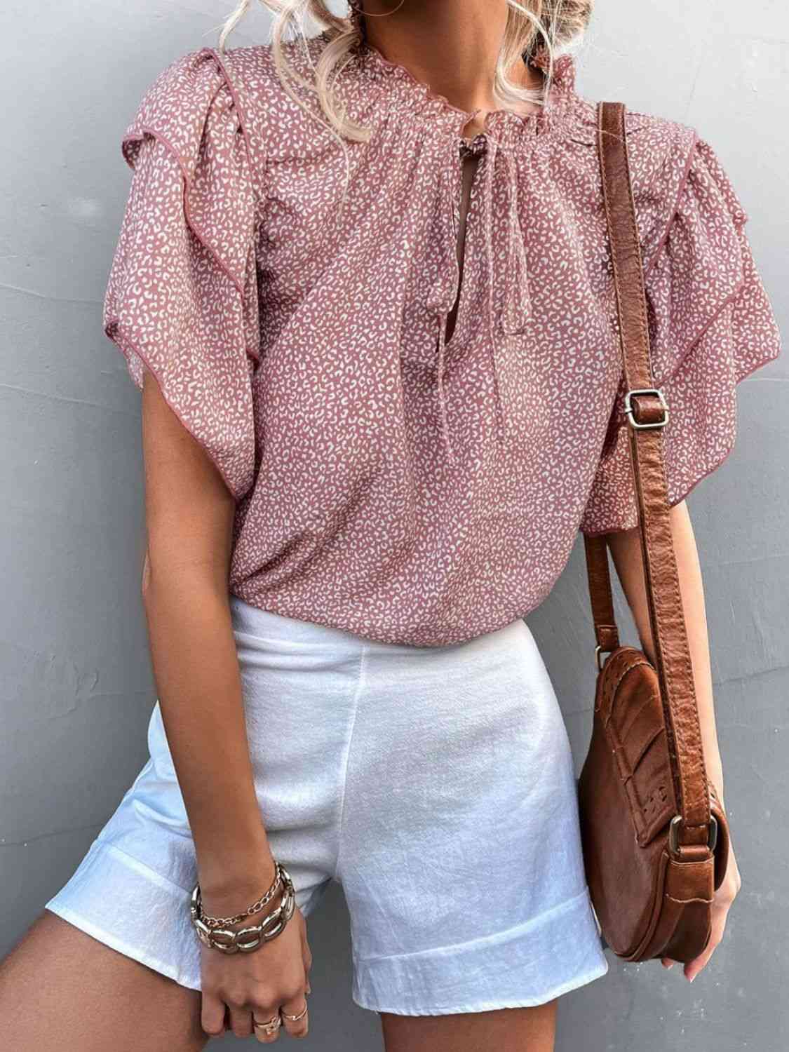 Flutter Away V-Neck Top