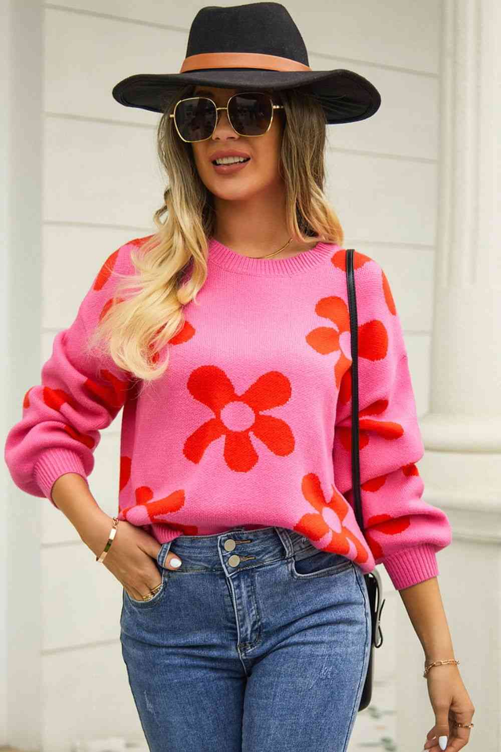 Harlan Floral Sweater