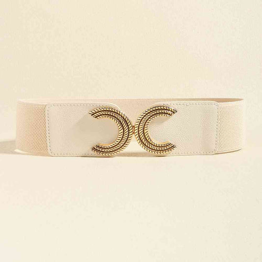 Double Trouble Buckle Elastic Belt