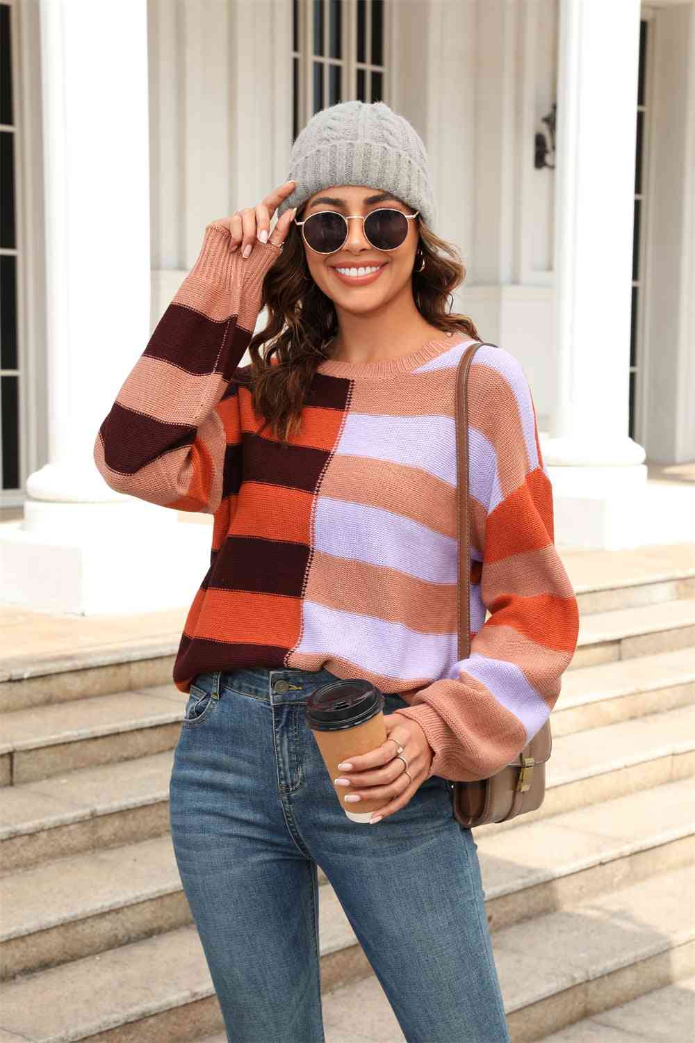 Oxford Stripes Sweater