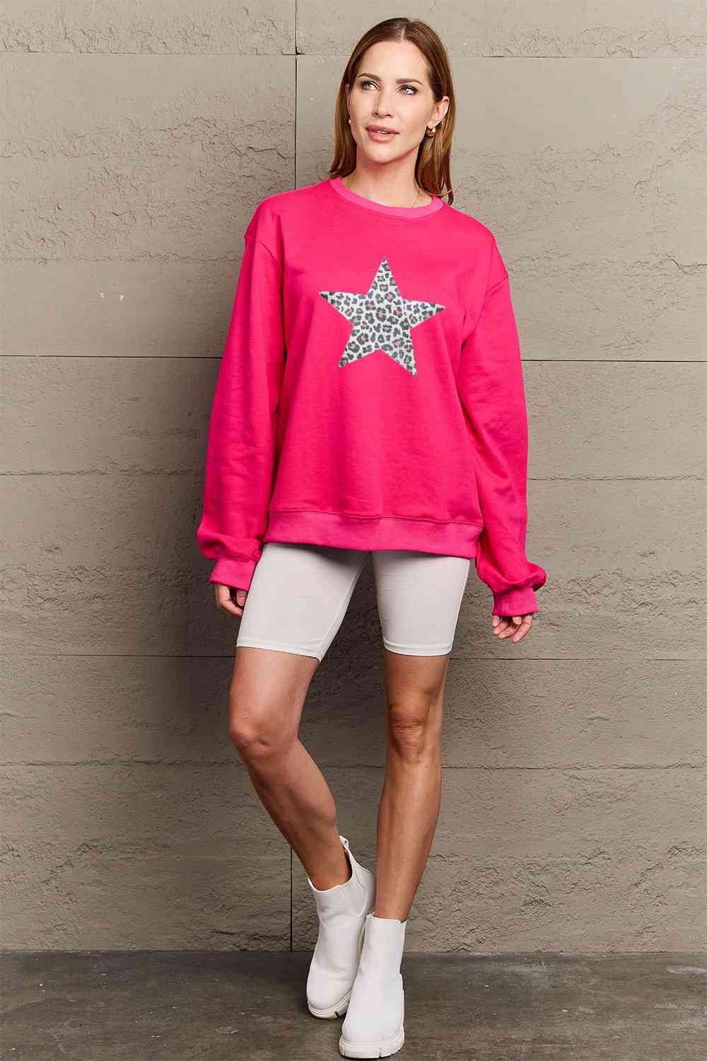 Leopard Star Sweatshirt