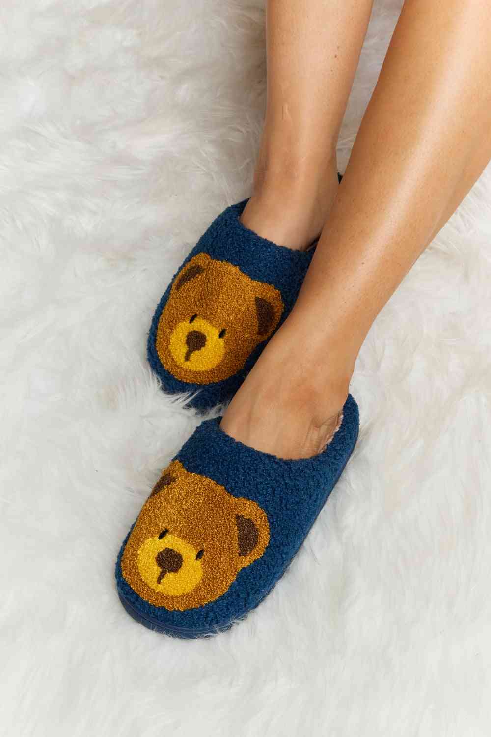 Melody Teddy Bear Slippers