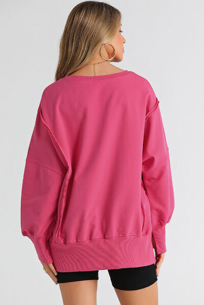 Deep Rose Sweatshirt