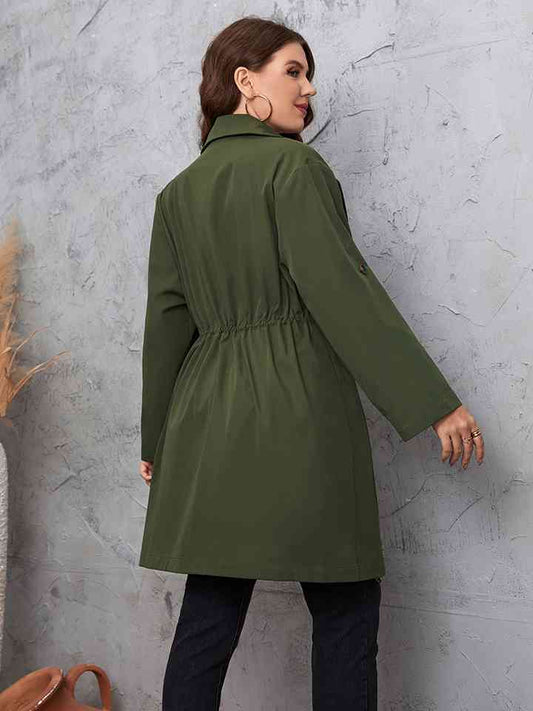 Suit Up Green Trench Coat