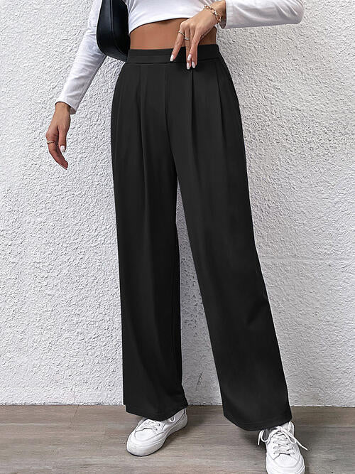 Tallulah High Waist Straight Pants