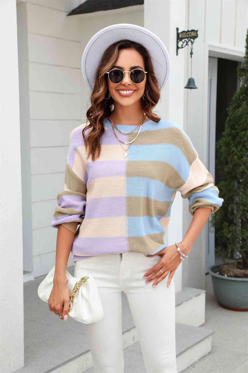 Oxford Stripes Sweater