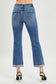 RISEN Button Fly Cropped Bootcut Jeans