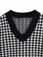 Henrietta Houndstooth Sweater Vest