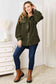 Cozy Girl Army Green Button Down Shacket