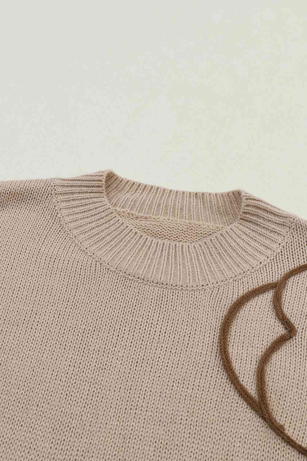 Neutral Flowers Sweater